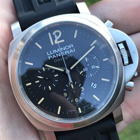 panerai 356 ขาย|Panerai Luminor Daylight Chronograph PAM356 .